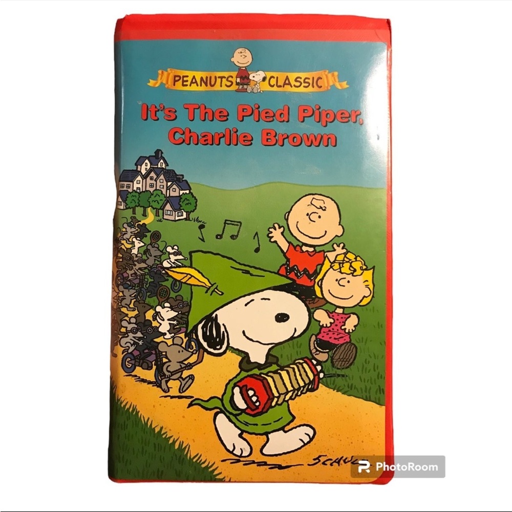 Peanuts VHS Tape It’s the Pied Piper Charlie Brown
